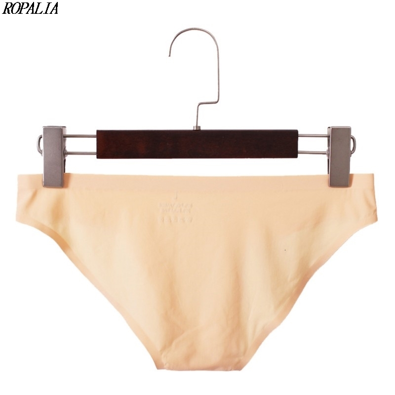Underpants Mens Elastic Seamless Solid UltraThin Breathable Briefs Ice Silk Low Waist Soft Underwear 230420