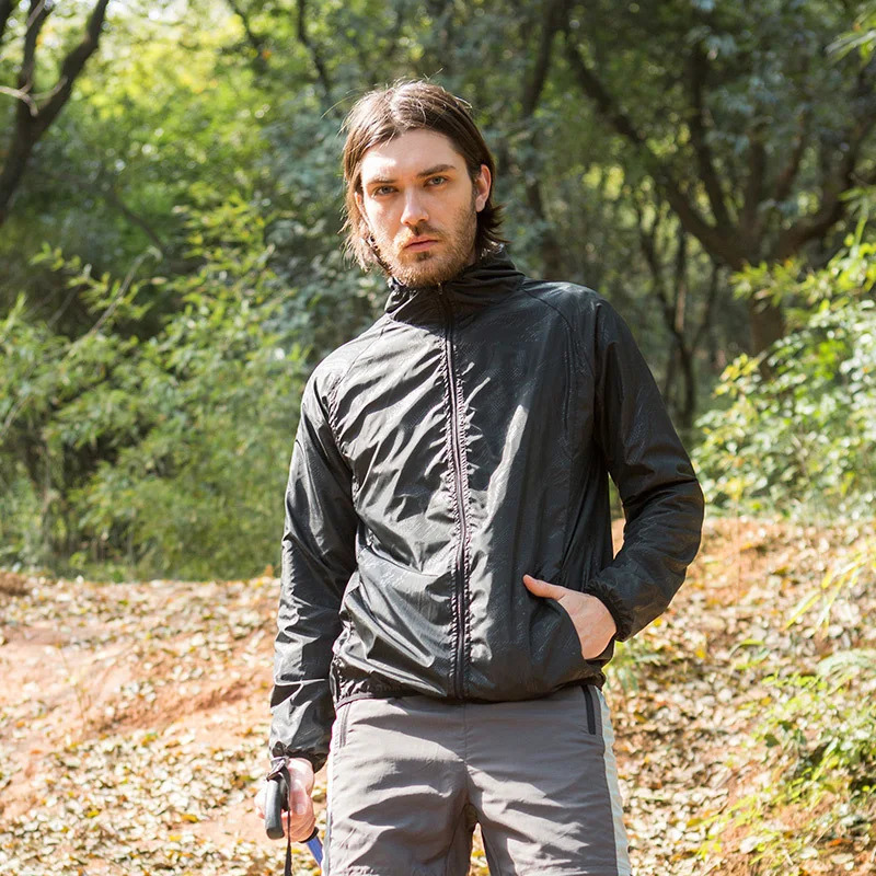 Outdoor Jackets Hoodies Camping Waterproof Jacket Men Women Windbreaker Men Raincoat Rain Jacket Men Waterproof Hiking Climbing Clothes Sun Protection