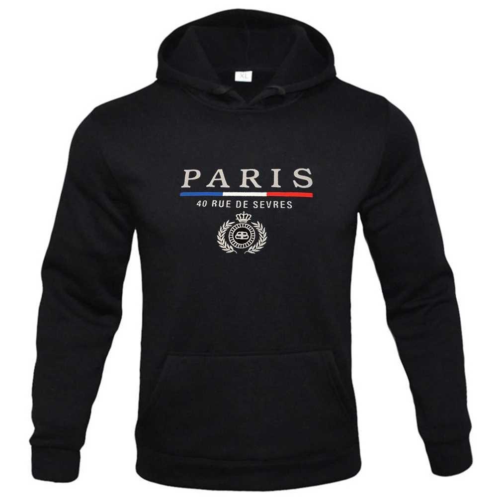 Men's Hoodies Sweatshirts "PARIS" Men's Graphic Hoodie Comfort Stretch Drawstring Fashion Hoodie Pullover Casual Loose Sport Hoodi