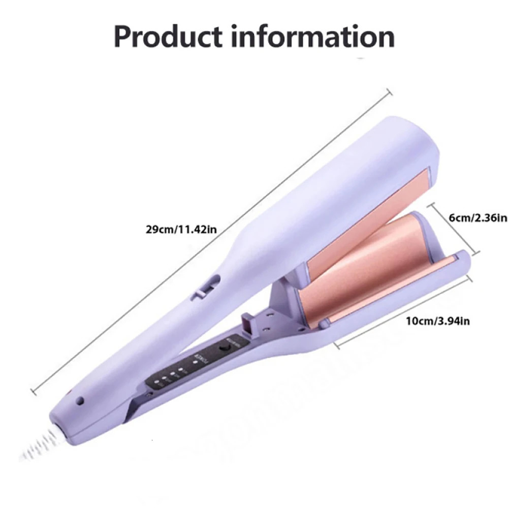 Curling Irons 32mm Big Deep Wave Hair Curler Ceramic Hair Curling Iron 4 Temperature Adjustable Crimping Iron Styler Wand for All Hair Style 231120