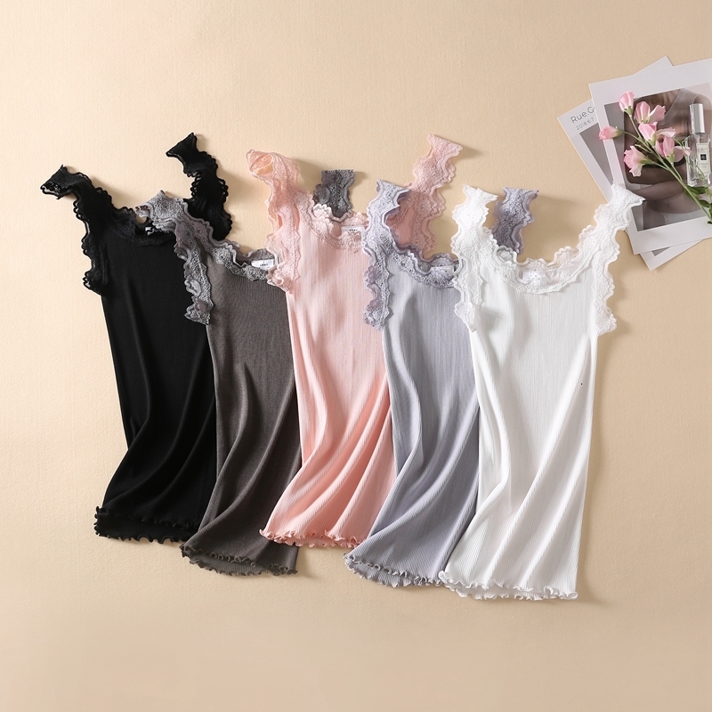 Camisoles Tanks silk lace sexy tank top womens tops for women fashion tanktop cami summer basic lingerie tanks girls vest shirt sleeveless cute 230421