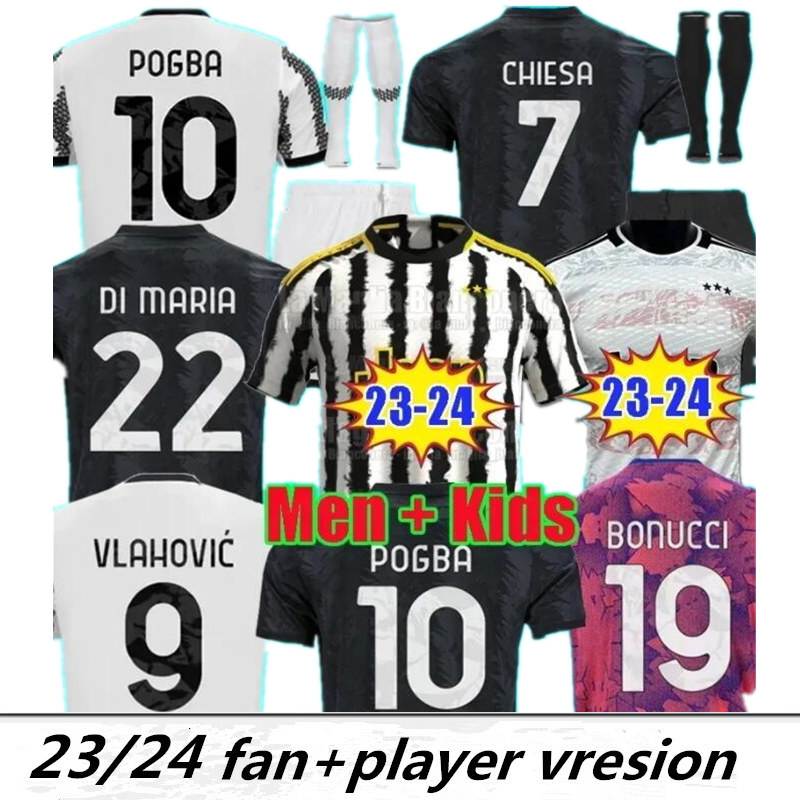 23 24 Juventuse Vlahovic Chiesa Soccer Jerseys Milik 2023 2024 Pogba Men Kids Set Bonucci Camisas de futbol Kit di Maria Calcetines Kean Kostic Fagioli Danilo
23 24 Juventuse Vlahovic Chiesa Soccer Jerseys Milik 2023 2024 Pogba Men Kids Set Bonucci Camisas de futbol Kit di Maria Calcetines Kean Kostic Fagioli Danilo