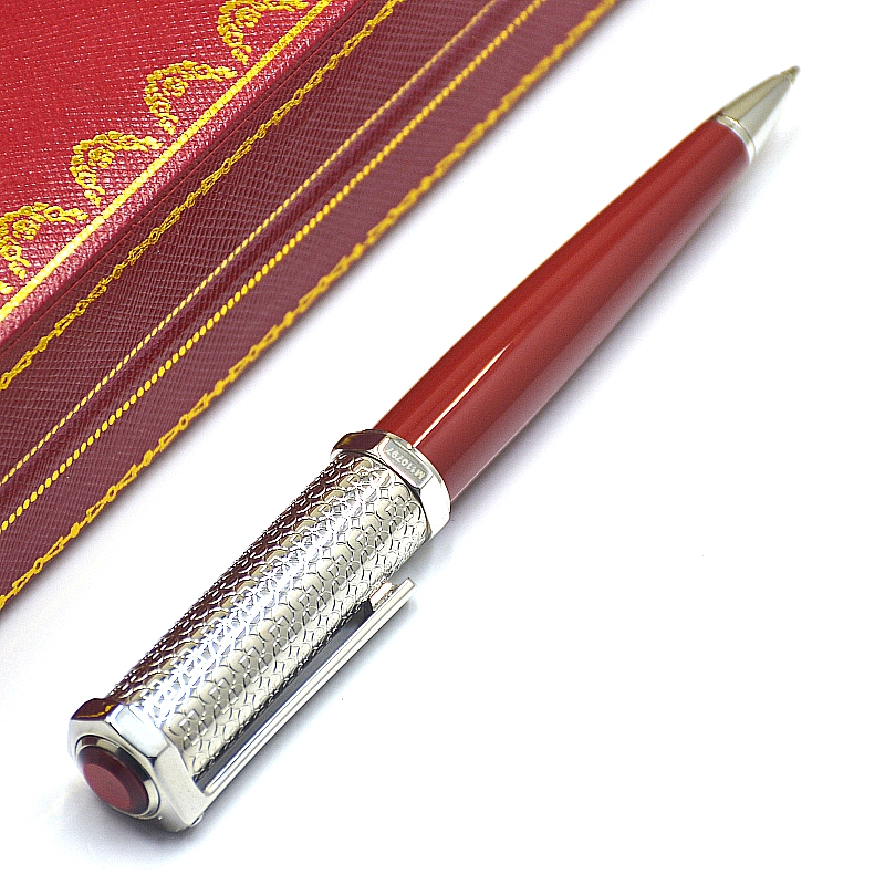 AAA High Quality Santos-Dumont Ct Metal Ballpoint Pen Special Style Design Office School Writing Ball Pens With Serial Number