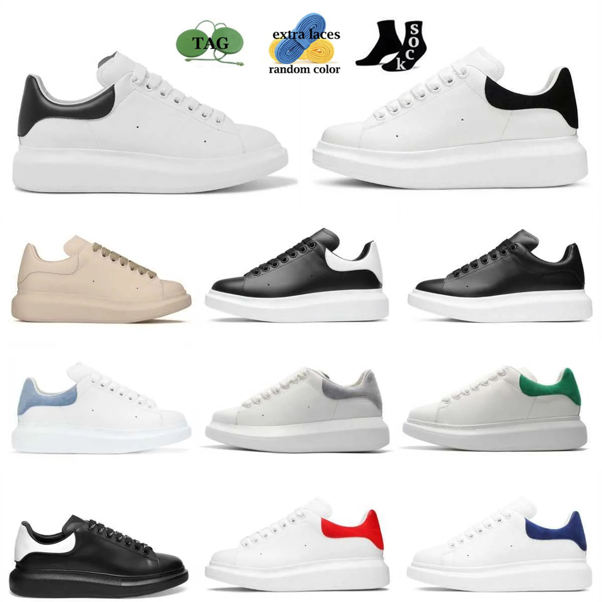 2023 Designers Oversized Mens Casual Shoes Velvet Espadrilles Train White Black Leather Women Flats Lace Up Platform Alexanders Increased Queens Mcqueens
2023 Designers Oversized Mens Casual Shoes Velvet Espadrilles Train White Black Leather Women Flats Lace Up Platform Alexanders Increased Queens Mcqueens