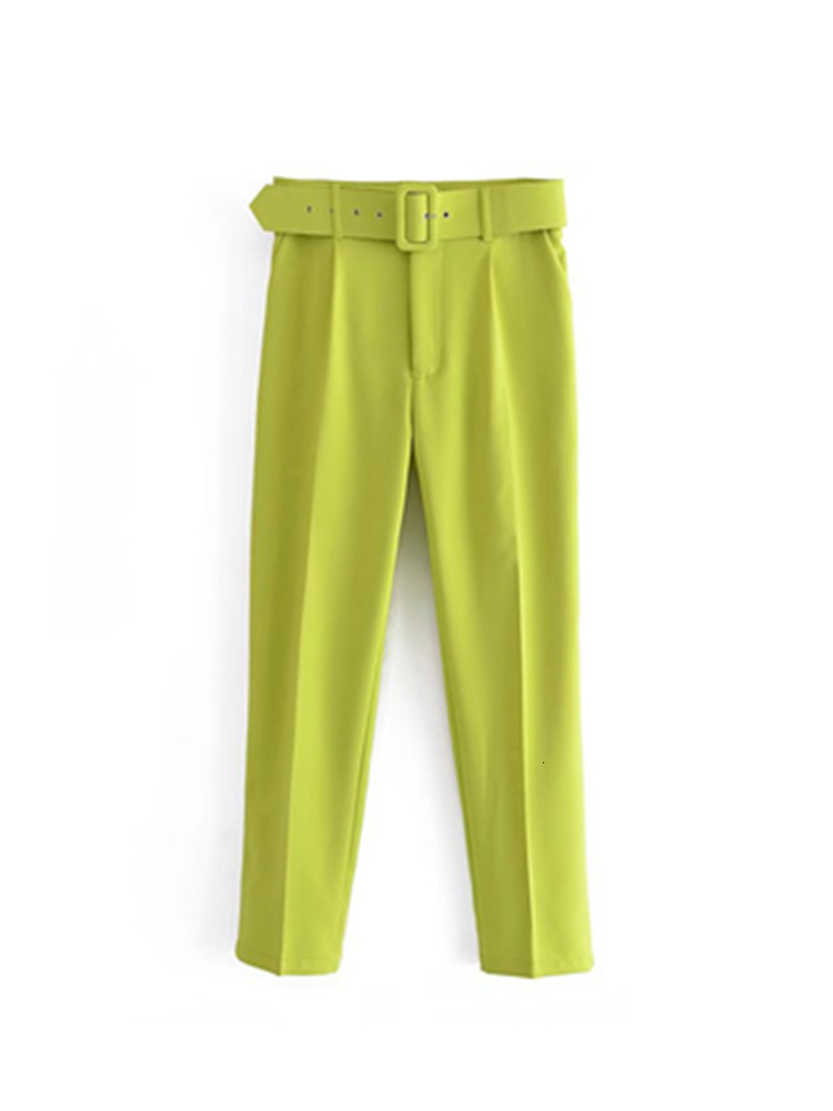 Women's Pants Capris Zevity Women Fashion Solid Colors Ankle Length Pants Chic Business Trousers Office Lady Zipper Fly Pantalones Mujer Pants P5