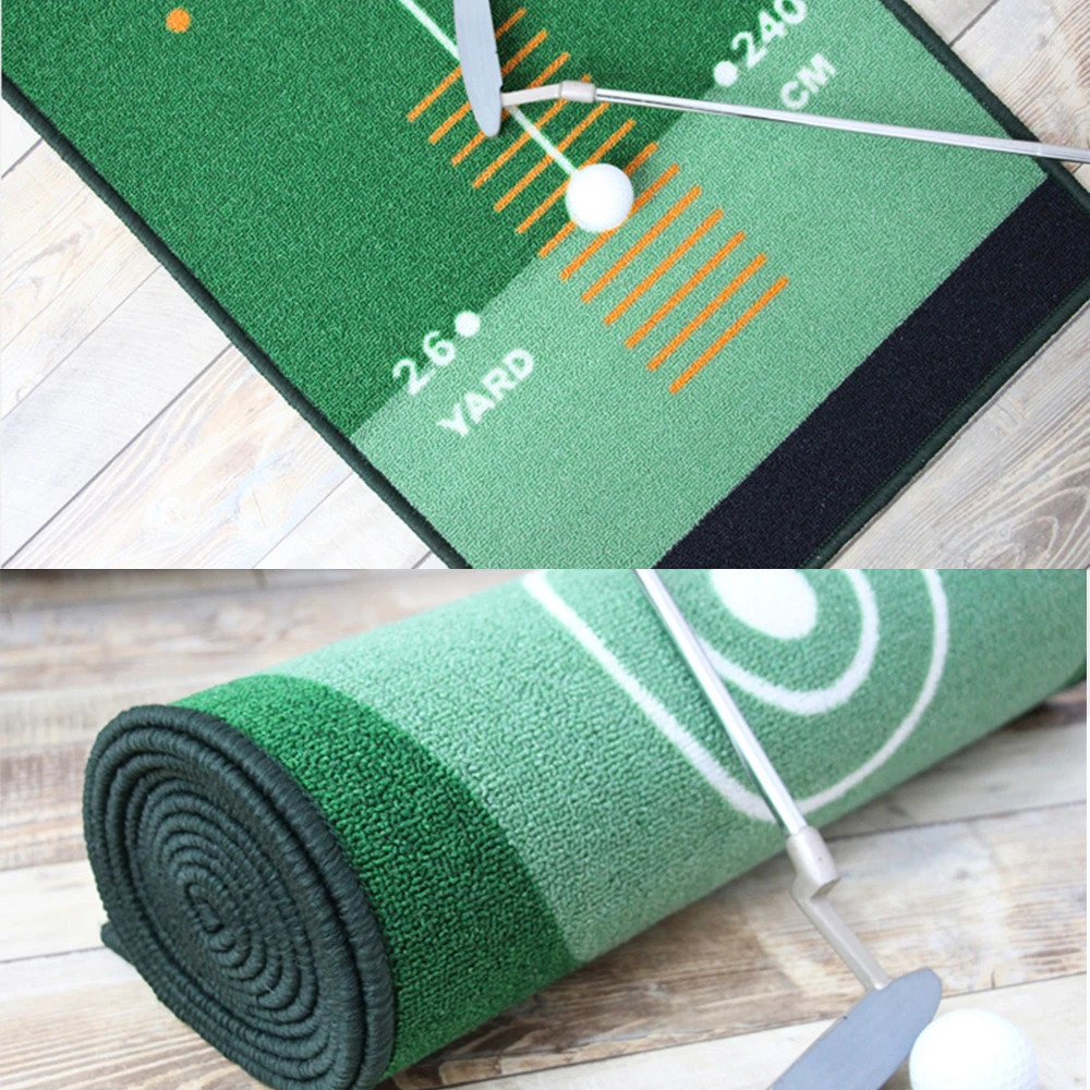 Other Golf Products 50x300cm Golf Putting Green Mat Indoor Equipment for Home Office Indoor Mini Golf Putting Training Mat 231120