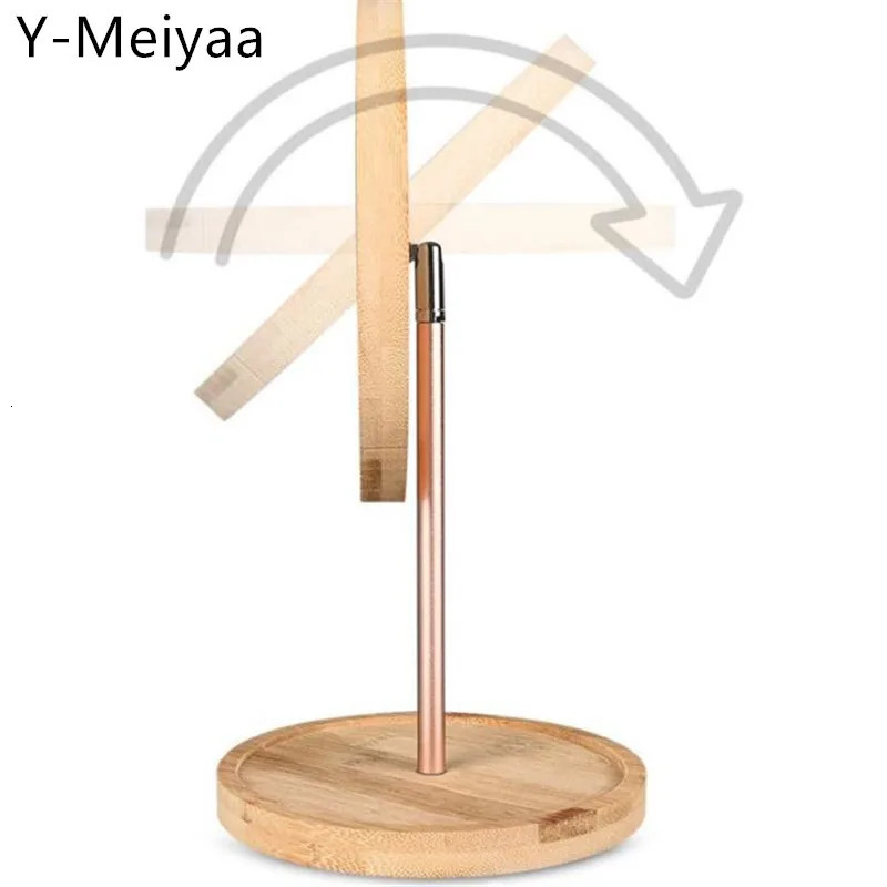 Compact Mirrors USB Charging Three Mode Deatchable Wooden LED Makeup Mirror Touch Screen Mirrors Desktop Make Up Cosmetic Mirror 20# 231120