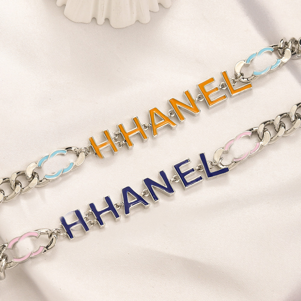 Luxury Brand Designer Pendants Necklaces Never Fading Silver Plated Stainless Steel Colorful Letter Choker Pendant Necklace Chain Jewelry Accessories Gifts
Luxury Brand Designer Pendants Necklaces Never Fading Silver Plated Stainless Steel Colorful Letter Choker Pendant Necklace Chain Jewelry Accessories Gifts