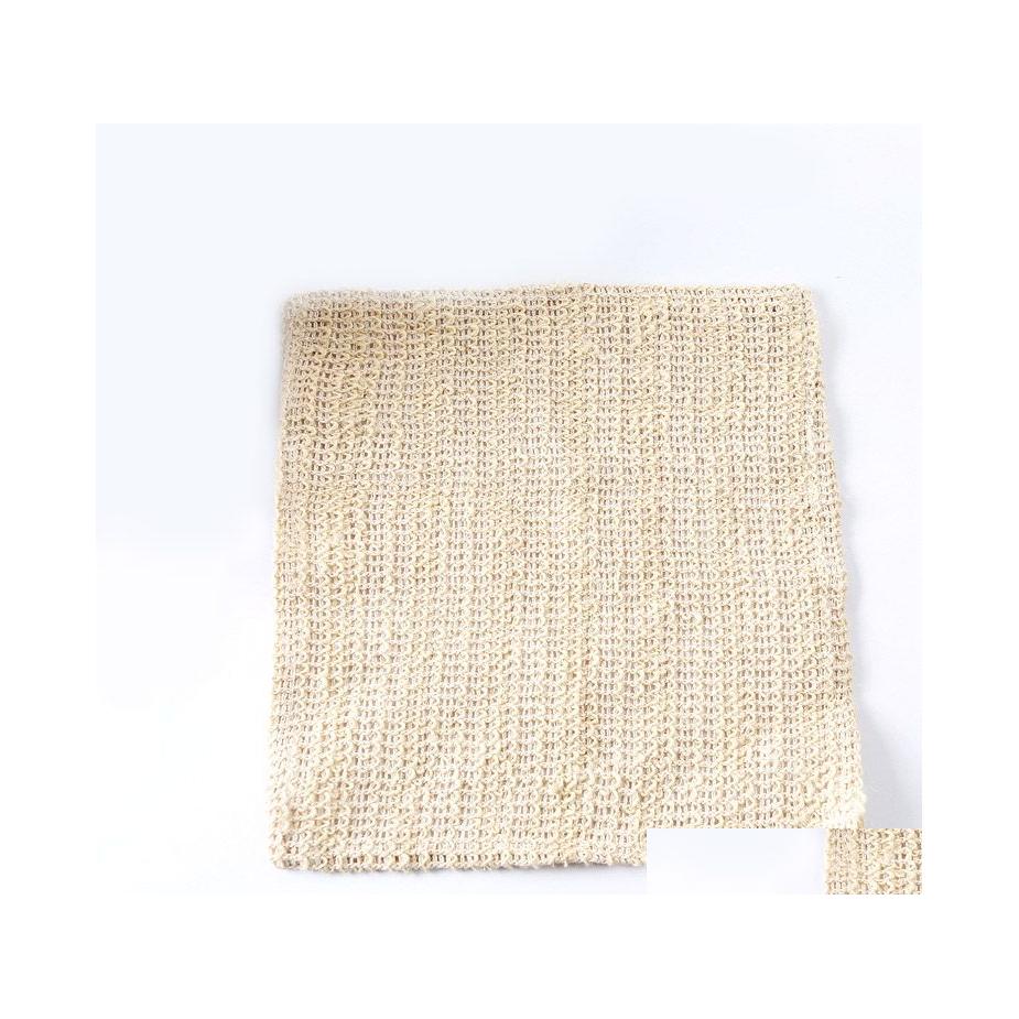 Bath Brushes Sponges Scrubbers 100% Nature Sisal Cleaning Towel For Body Exfoliating Linen Wash Cloth 25X25Cm Shower Washcloth Fa Dh6Uf
Bath Brushes Sponges Scrubbers 100% Nature Sisal Cleaning Towel For Body Exfoliating Linen Wash Cloth 25X25Cm Shower Washcloth Fa Dh6Uf