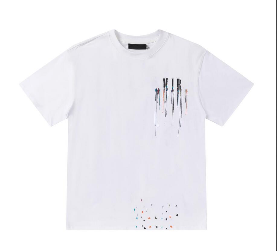 Mens T Shirt Designer Tshirt Limited Edition Couples Tees Street Wear Summer Fashion Brand Amiris Shirt Splash-ink Letter Print Short Sleeve Casual Loose Crewneck, Q1111111
Mens T Shirt Designer Tshirt Limited Edition Couples Tees Street Wear Summer Fashion Brand Amiris Shirt Splash-ink Letter Print Short Sleeve Casual Loose Crewneck, Q1111111