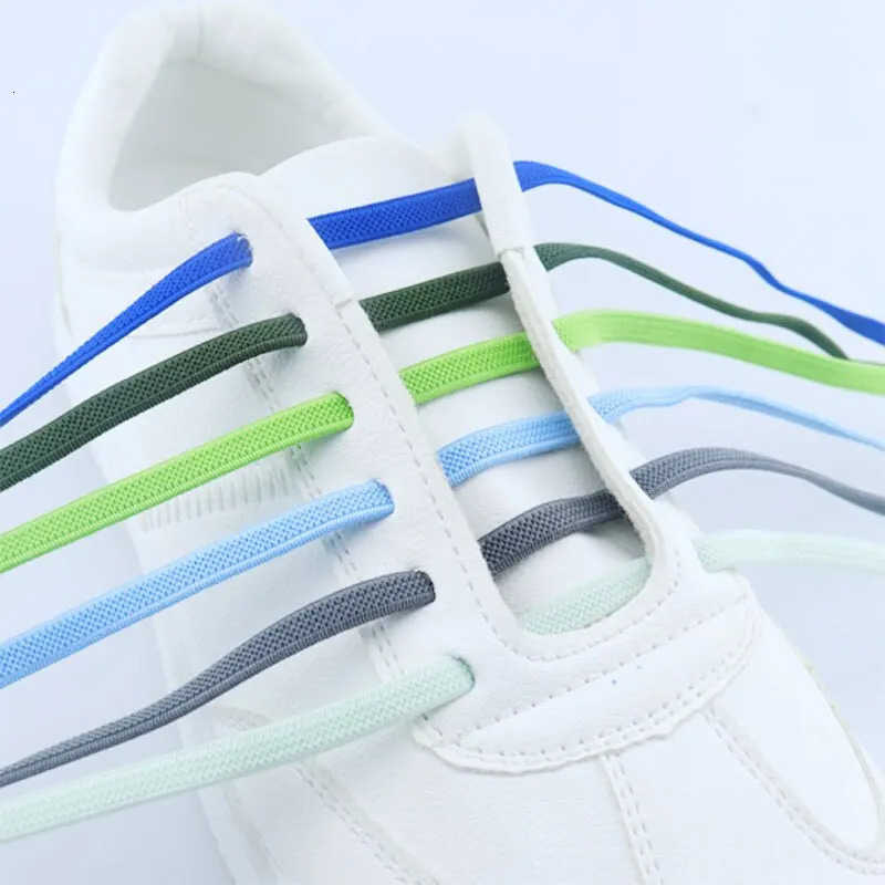 Shoe Parts Accessories Press Button Childrens Thread Lace No Knots Binding Elastic Lazy Buckle 231121