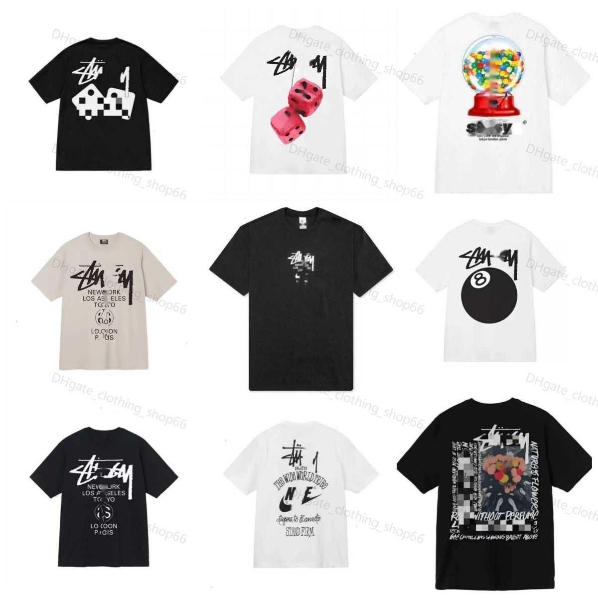 Designer Luxury fashion brand stussys Classic Mens And Womens T Shirt Dice pattern printed alphabet Summer High Street Trend Tee
Designer Luxury fashion brand stussys Classic Mens And Womens T Shirt Dice pattern printed alphabet Summer High Street Trend Tee