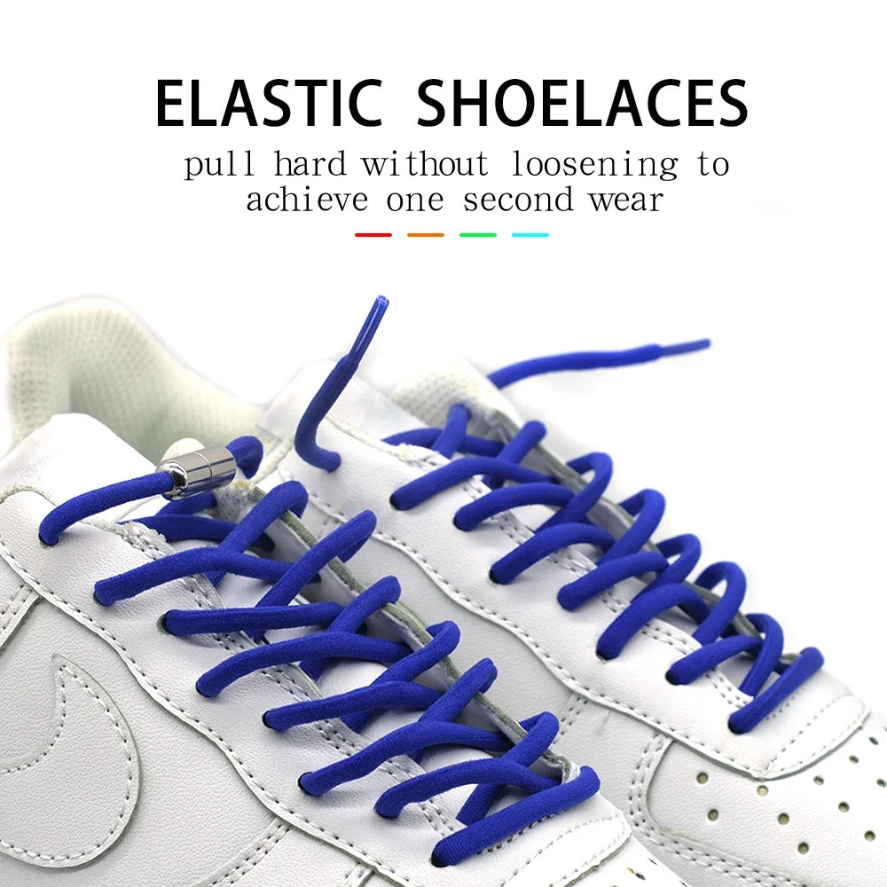 Shoe Parts Accessories Elastic tie free shoelaces semi circular for childrens and adult sports shoes 231121