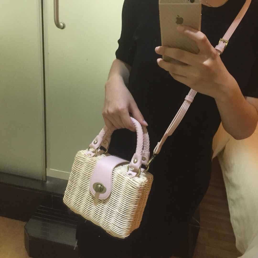 Evening Bags Bohemian Wicker Rattan Bag Handbags Summer Woven for Women 2023 Travel Beach Bag Shoulder Crossbody Bags Purse Clutch J230420