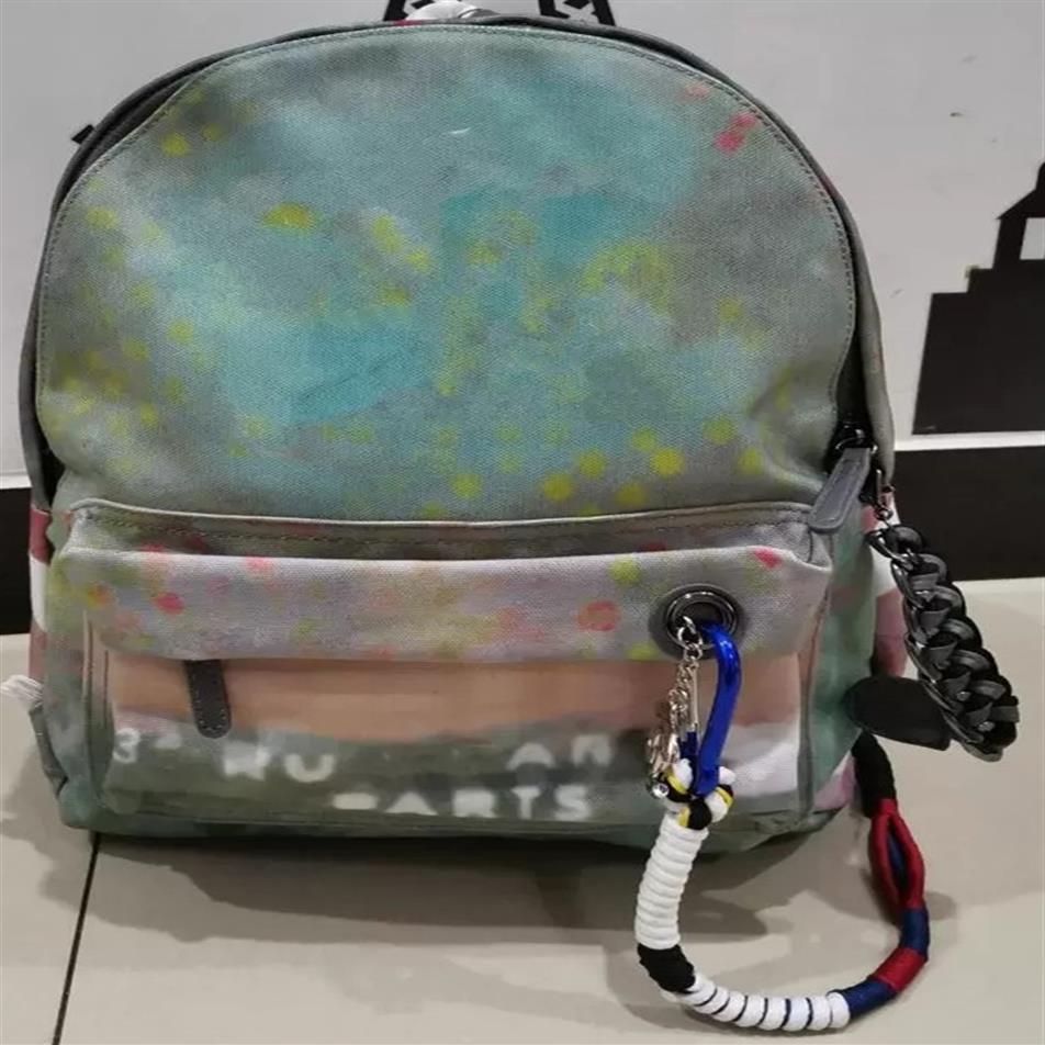 Classic designer splicing backpack graffiti sports leisure bags mens and womens canvas camouflage travel bag handabg large capacit236g, Blue
Classic designer splicing backpack graffiti sports leisure bags mens and womens canvas camouflage travel bag handabg large capacit236g, Blue
