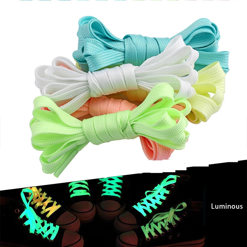 Shoe Parts Accessories 1 pair of shoes luminous sports accessories elastic lace shoelaces childrens 231121
