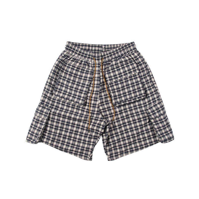 Designer Clothing short casual Rhude Checked Drawcord Mesh Multi-pocket Casual Shorts High Street Loose Five-piece Pants men women Running fitness, Plaid
Designer Clothing short casual Rhude Checked Drawcord Mesh Multi-pocket Casual Shorts High Street Loose Five-piece Pants men women Running fitness, Plaid