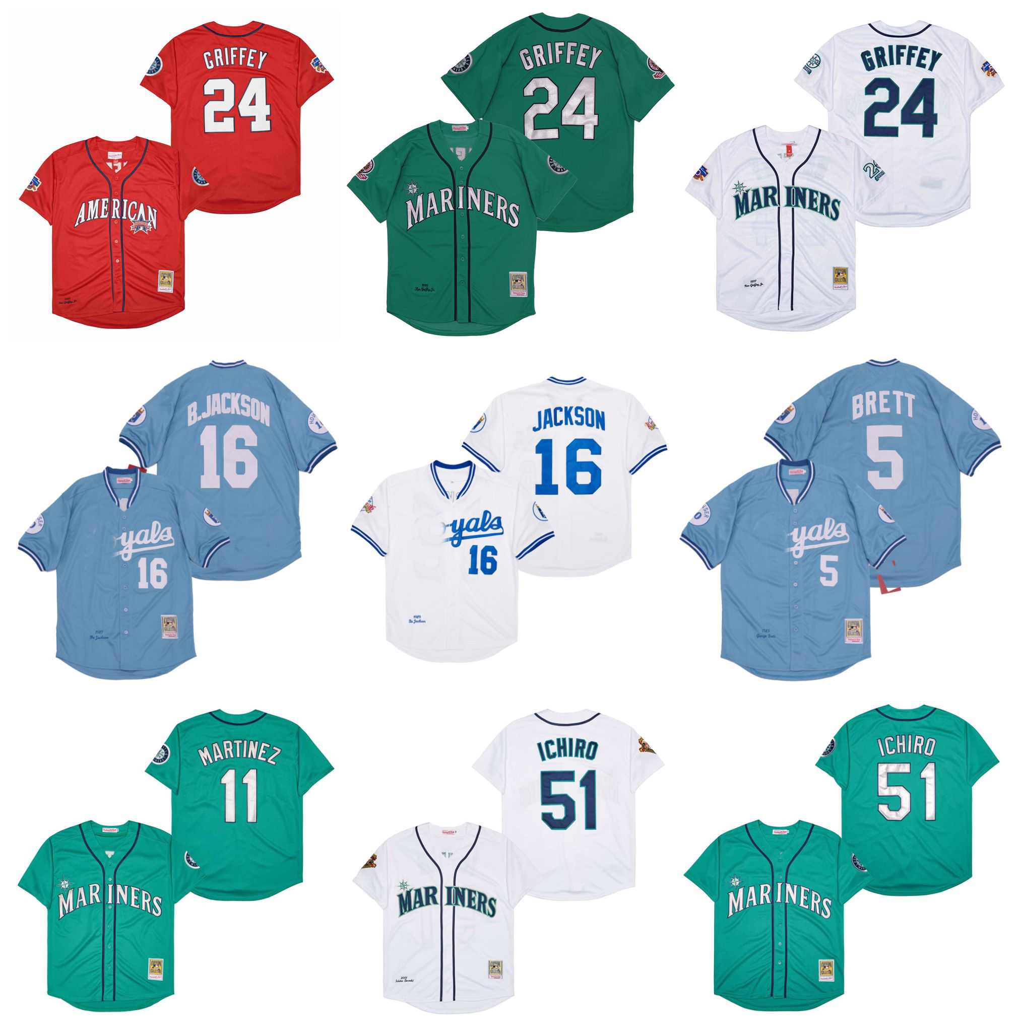 Mitchell and Ness Throwback Baseball Jersey Mariners Ken Griffey Jr. Martinez Seattle Edgar Ichiro Suzuki Brewers Robin Yount Milwaukee Hank Aaron Molitor Size S-4XL, As pic
Mitchell and Ness Throwback Baseball Jersey Mariners Ken Griffey Jr. Martinez Seattle Edgar Ichiro Suzuki Brewers Robin Yount Milwaukee Hank Aaron Molitor Size S-4XL, As pic