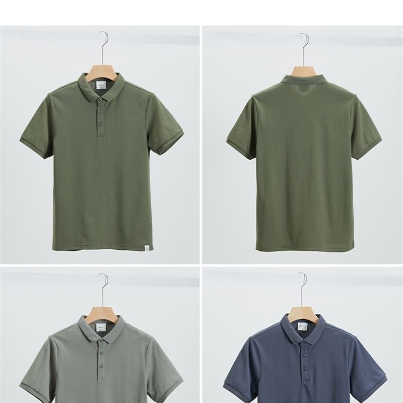 Men's Polos Personalized Customize men polo shirt short sleeve advertising shirt A1132 white navy blue black grey deep green red 230421