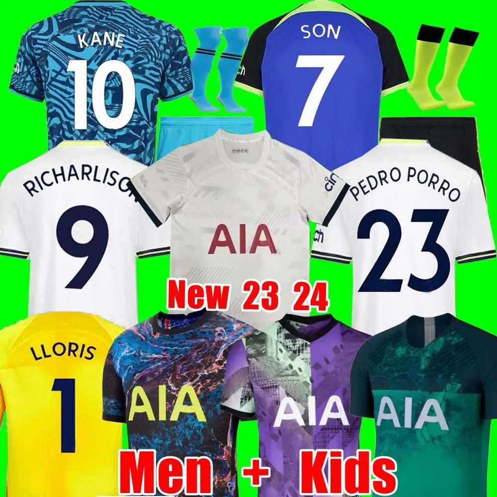 Men KIDS 22 23 24 SON Soccer Jerseys 2022 2023 jersey Football shirt third LUCAS LLORIS ROMERO PERISIC KULUSEVSKI BENTANCUR KANE RICHARLISON PEDRO PORRO DANJUMA, 3rd kids
Men KIDS 22 23 24 SON Soccer Jerseys 2022 2023 jersey Football shirt third LUCAS LLORIS ROMERO PERISIC KULUSEVSKI BENTANCUR KANE RICHARLISON PEDRO PORRO DANJUMA, 3rd kids