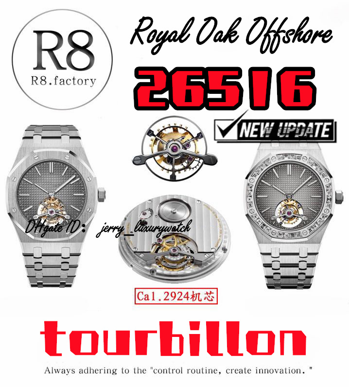 R8 26510 V3 Men's Luxury Watch Tourbillon , Cal.2924 Movement, Power storage 68 hours, 41mm, thickness of 11.2mm, 316L fine steel three, Only box.no watch
R8 26510 V3 Men's Luxury Watch Tourbillon , Cal.2924 Movement, Power storage 68 hours, 41mm, thickness of 11.2mm, 316L fine steel three, Only box.no watch