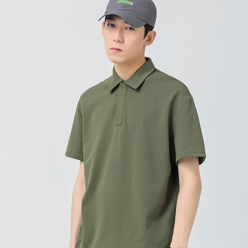 Men's Polos Personalized Customize men polo shirt short sleeve advertising shirt A1098 light grey navy blue black red cotton 230421