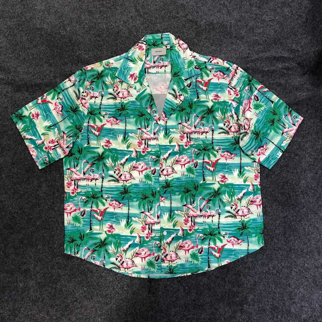 Designer Clothing Mens Shirts Rhude x Patron Ins Online Red Holiday New York Limited Edition Flamingo Short Sleeve Men' Women' Loose Shirt, Shipping fee
Designer Clothing Mens Shirts Rhude x Patron Ins Online Red Holiday New York Limited Edition Flamingo Short Sleeve Men' Women' Loose Shirt, Shipping fee