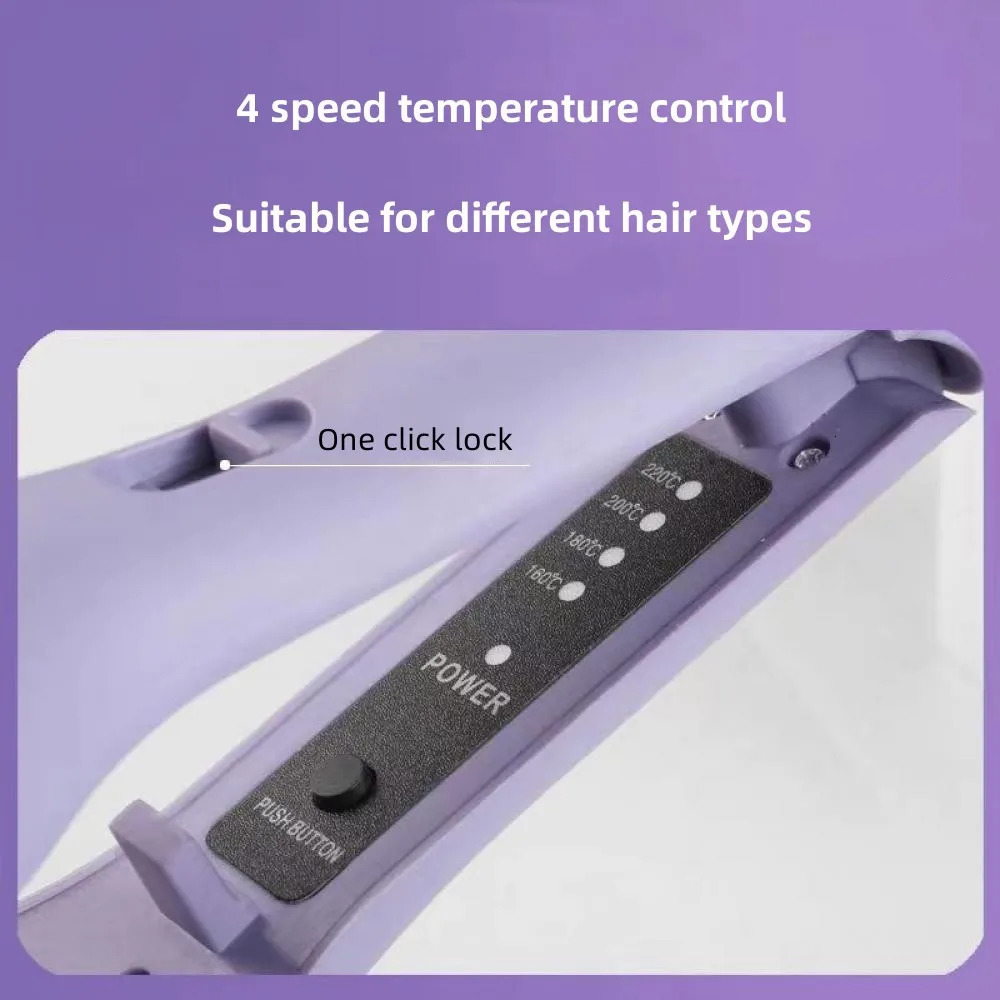 Curling Irons Portable Curling Iron Negative Ion Electric Splint Wet Dry Curlers 32mm Cute Wave Egg Rolls Hair Curlers Fast Heating Hair Waver 231120