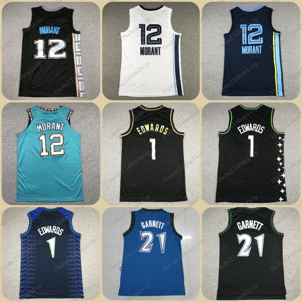 Mens basketball jerseys 1 Edwards 21 Garnett 12 Morant Mens jersey 2022 2023 New jerseys
Mens basketball jerseys 1 Edwards 21 Garnett 12 Morant Mens jersey 2022 2023 New jerseys