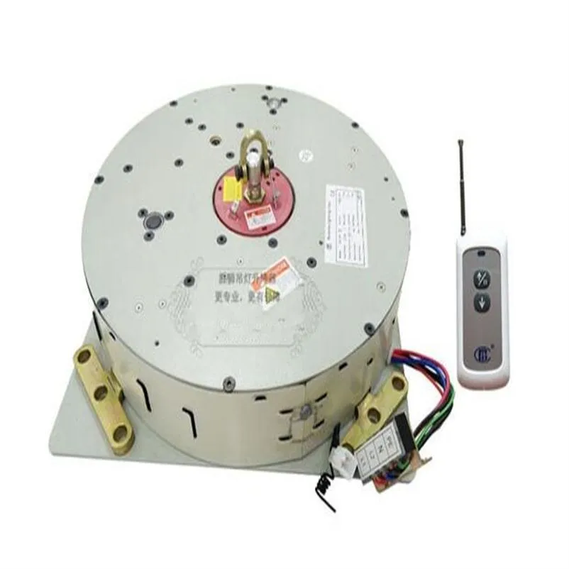 DDJ100 5m Auto Remote-controlled Hoist Chandelier Hoist Lighting lifter Electric Winch Light Lifting System Lamp Motor With Remote244d264y