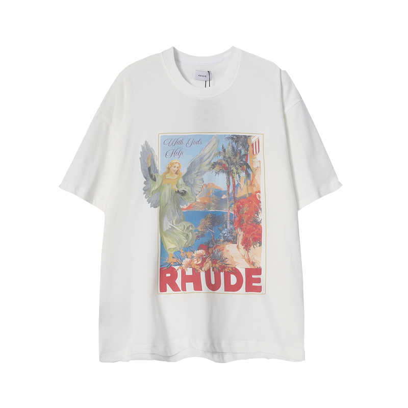 Designer Fashion Clothing Tees TShirts Casual Rhude New Niche Letter Printed T-shirt Men Women in Summer Short Sleeve Half Sleeved Trend Tops Streetwear Hip hop, White
Designer Fashion Clothing Tees TShirts Casual Rhude New Niche Letter Printed T-shirt Men Women in Summer Short Sleeve Half Sleeved Trend Tops Streetwear Hip hop, White