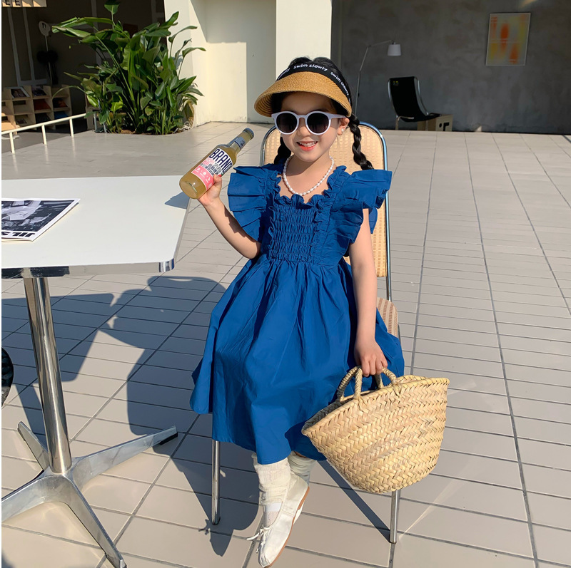 Family Matching Outfits Mum and Baby Girl Matching Smocked White Dress Mother and Daughter Cotton Ruffle Sleeve Christening Dresses Women Clothes Froc