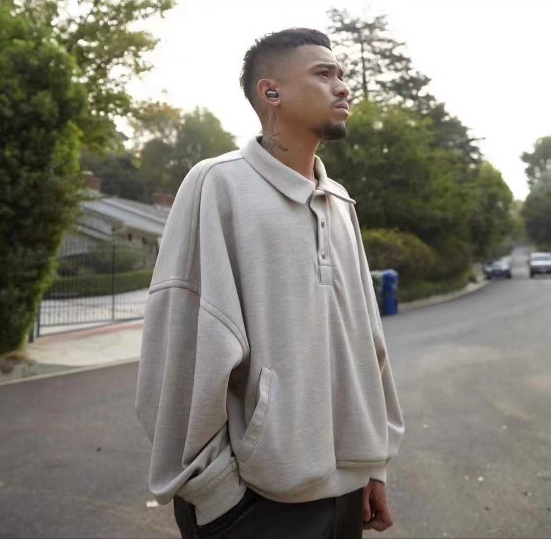 Designer Clothing Hoodies Sweatshirts Rhude Ysdzm Manager Rhuigi Upperbody Style Polo Collar Pullover Loose Relaxed Sweater Streetwear Pullover jacket Hip hop, Shipping fee
Designer Clothing Hoodies Sweatshirts Rhude Ysdzm Manager Rhuigi Upperbody Style Polo Collar Pullover Loose Relaxed Sweater Streetwear Pullover jacket Hip hop, Shipping fee