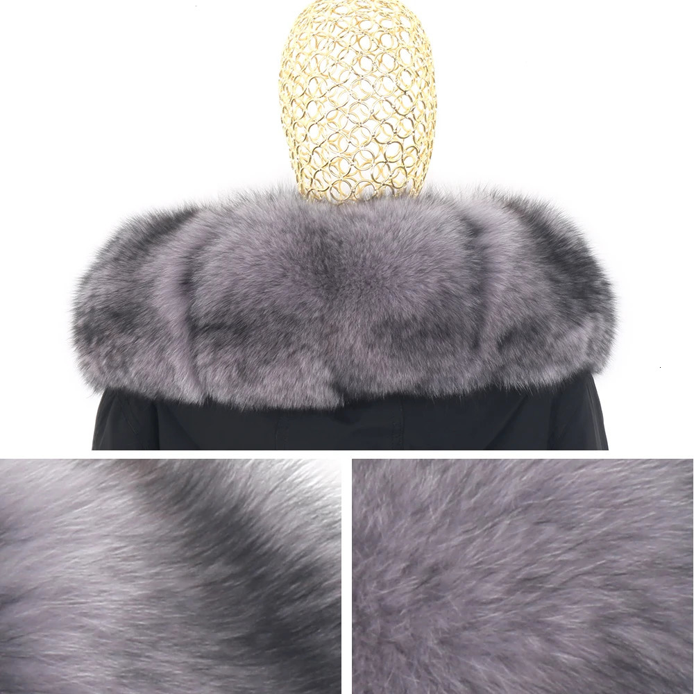Women's Fur Faux Fur Winter Jacket Women X-Long Parka Waterproof Big Natural Raccoon Fur Collar Hood Real Fur Coat Thick Warm Real Fox Fur 231121