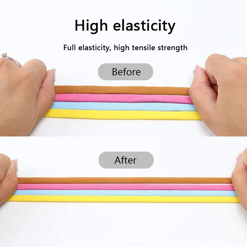 Shoe Parts Accessories Press Lock Lace Colorful Elastic Sports Shoes Childrens Adult Apartment 231121