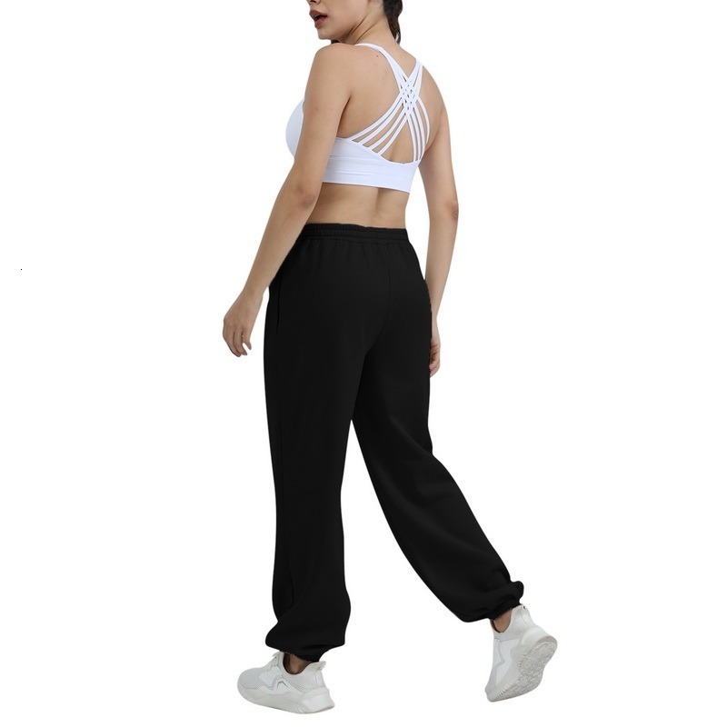 Women's Pants Capris Women Sweatpants Black Gray White Jogging Sweatpants Fashion Oversize Baggy Sports Pants High Waist Sweat Casual Female Trou