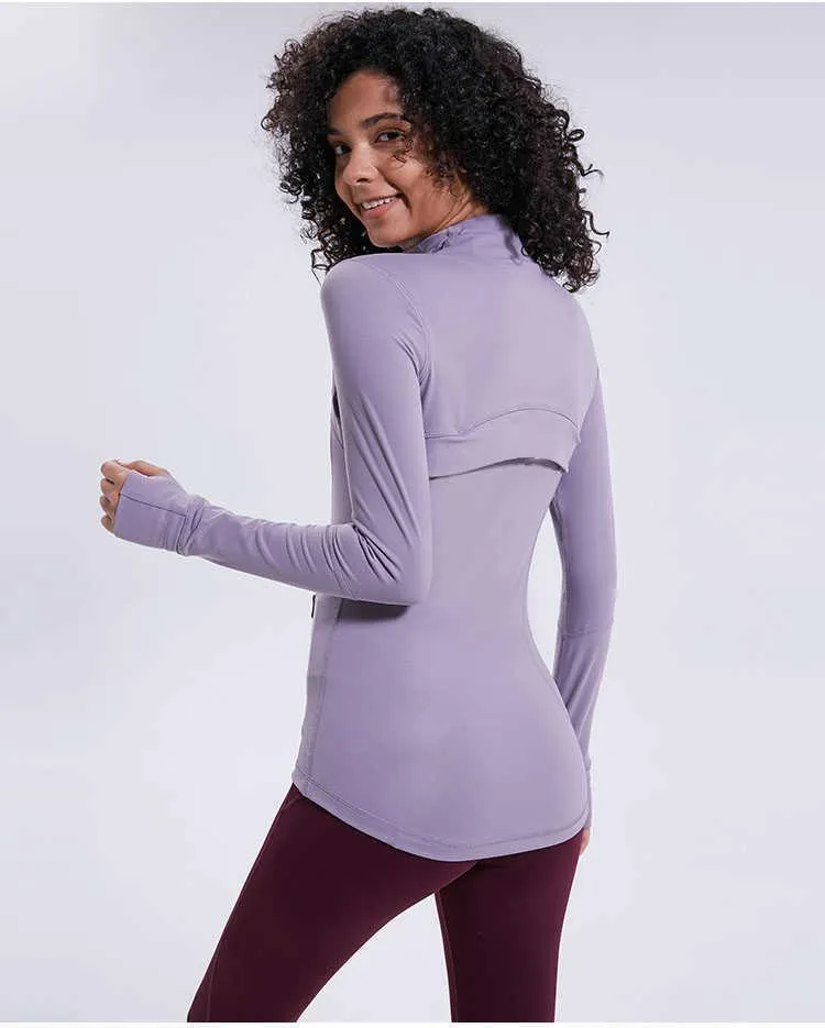 New Fashion Lulu-78 Spring Autumn New Zipper Jacket Quick-Drying Yoga Clothes Long-Sleeve Thumb Hole Training Running Jacket Women Slim Fitn, White
New Fashion Lulu-78 Spring Autumn New Zipper Jacket Quick-Drying Yoga Clothes Long-Sleeve Thumb Hole Training Running Jacket Women Slim Fitn, White