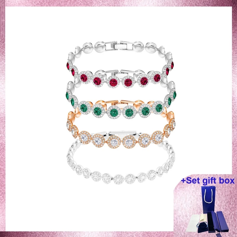 Fahmi SWA High Quality Fashion Bracelet Angelic Bracelet, Round Cut, Pave,Red, Exquisite Gift Box, Free Shipping
Fahmi SWA High Quality Fashion Bracelet Angelic Bracelet, Round Cut, Pave,Red, Exquisite Gift Box, Free Shipping