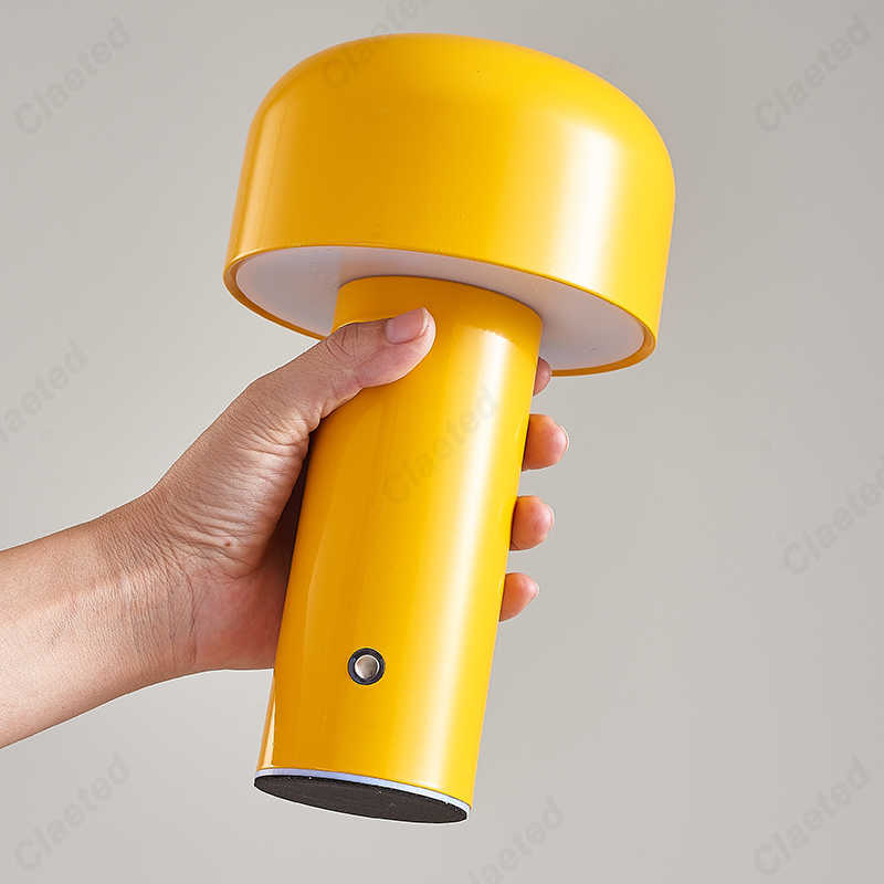 Table Lamps Table Lamps Italian FLOS Mushroom Bedside Lamp Bellhop Nordic charging design Red Bedroom atmosphere small night light AA230421 S2410256