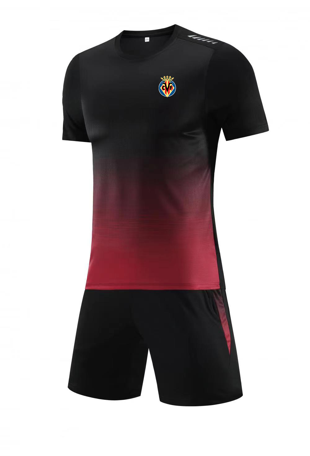 Villarreal CF Men's Tracksuits summer soccer short sleeve suit training suit outdoor running T-shirt fan version of short sleeve shirt, No 2
Villarreal CF Men's Tracksuits summer soccer short sleeve suit training suit outdoor running T-shirt fan version of short sleeve shirt, No 2