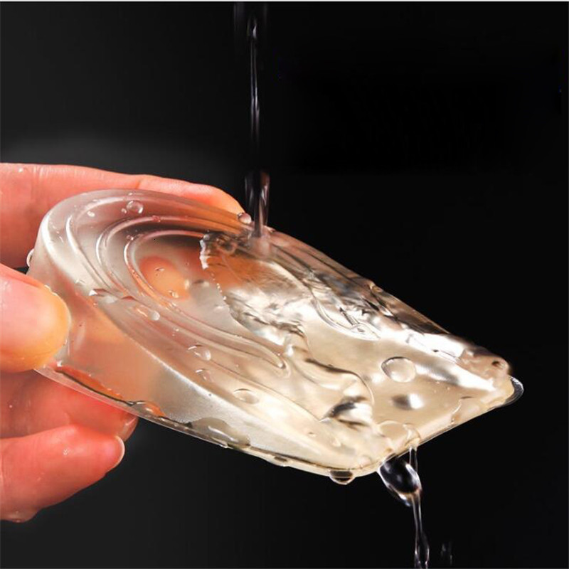 Shoe Parts Accessories Silicone Gel Height Increase Insole Heel Lifting Inserts Foot Care Protector Elastic Cushion Arch Support Insert for Unisex 230