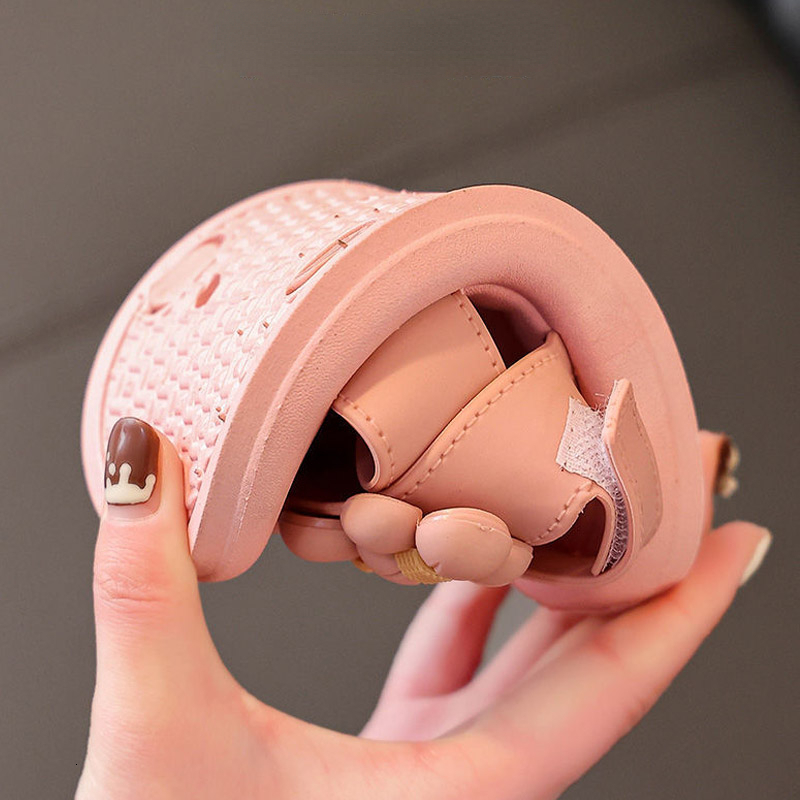 Sandals Children Girls' Sandals Soft Princess Sandals Lightweight Flower Baby Shoes Comfortable Summer Girls Cartoon Cute Sandal 230421