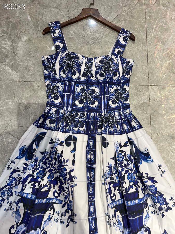 Casual Dresses Ma101 High Quality Fashion Women Spring Dress Luxury European Design Party Style