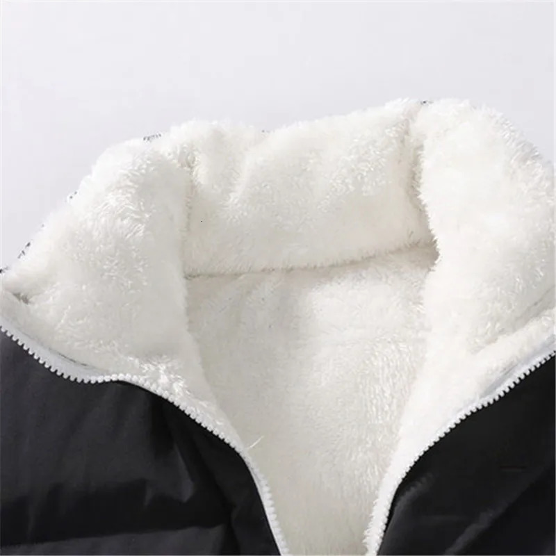 Mens Vests Winter Tank Top Wool Warm Sleeveless Jacket Casual Solid Waist Thick Fashion Stand Collar Zipper 231120