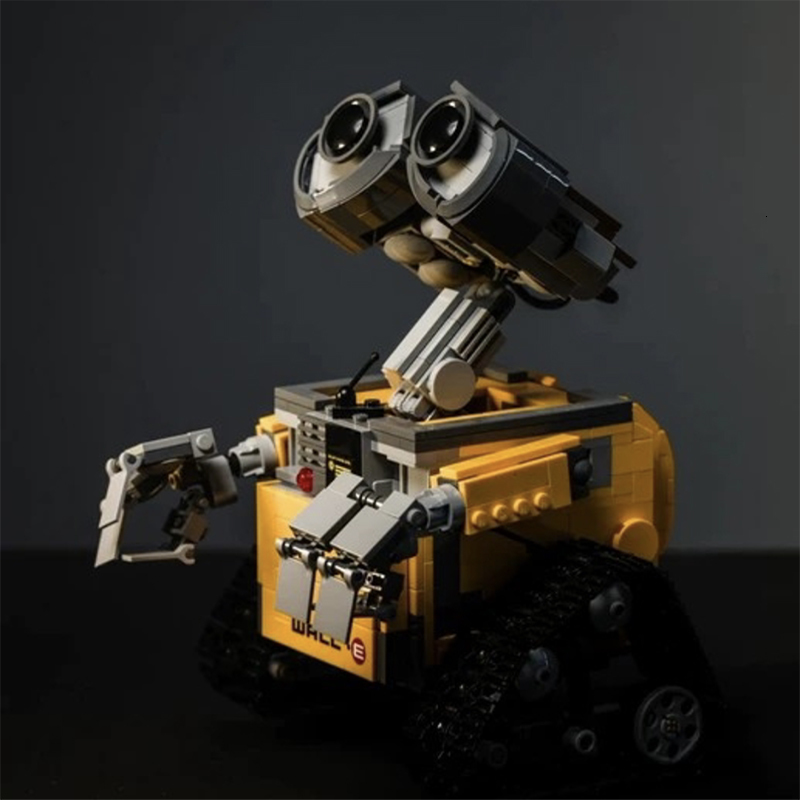Blocks 687Pcs Wall E Classic Movie Robot DIY Building Blocks Plastic Toys Bricks Gifts for Kids Children Adult WallE Technical KAWAII 230420
Blocks 687Pcs Wall E Classic Movie Robot DIY Building Blocks Plastic Toys Bricks Gifts for Kids Children Adult WallE Technical KAWAII 230420