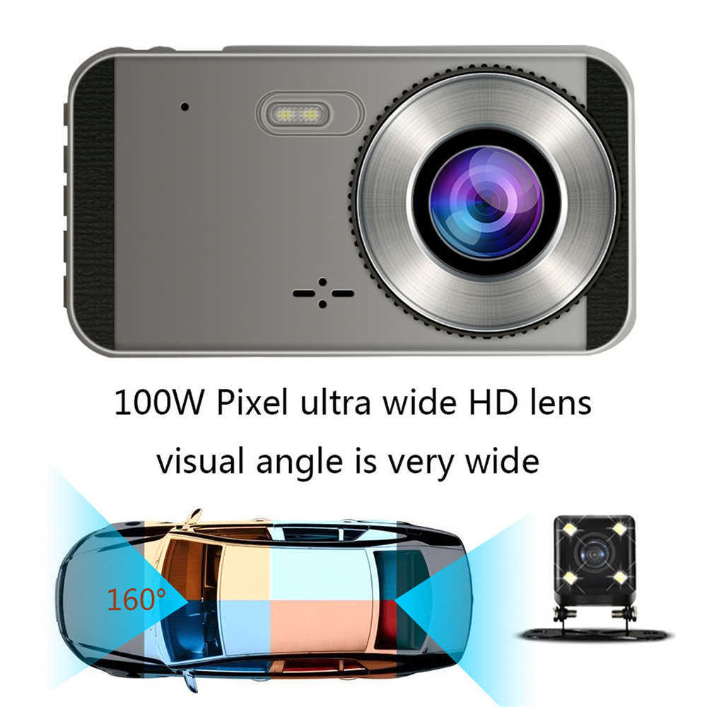 Full Hd 1080P Dash Cam Video Recorder Driving for Front and Rear Car Recording Night Wide Angle Dashcam Video Registrar Car Dvr