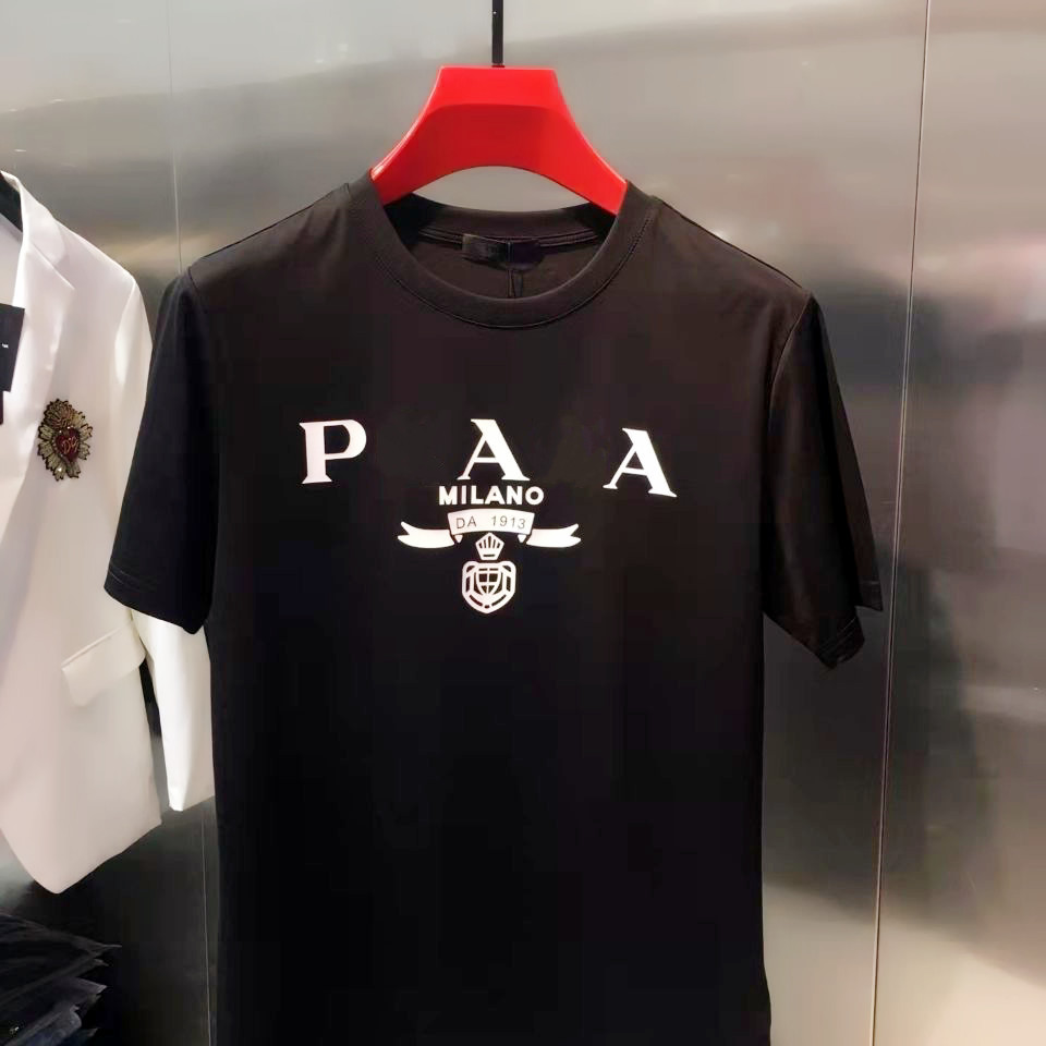 new Advanced version Men's T-shirt Italy trendy Clothing PAA triangle letter Print couple summer Cotton Round neck mens womens fashion Eurocode Short sleeve tops tees, Logo p r a d a
new Advanced version Men's T-shirt Italy trendy Clothing PAA triangle letter Print couple summer Cotton Round neck mens womens fashion Eurocode Short sleeve tops tees, Logo p r a d a