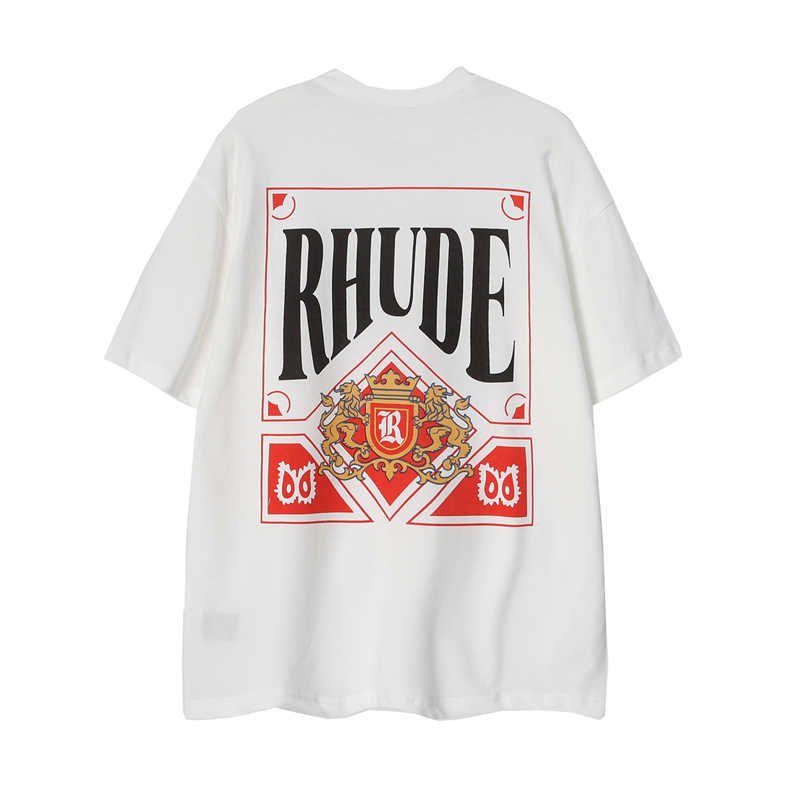 Designer Fashion Clothing Tees TShirts Rhude Red Ten Thousand Color Matching Printed Pure Cotton T-shirt Summer Cool Loose Half Sleeve Women's T-shirt Cotton, White
Designer Fashion Clothing Tees TShirts Rhude Red Ten Thousand Color Matching Printed Pure Cotton T-shirt Summer Cool Loose Half Sleeve Women's T-shirt Cotton, White