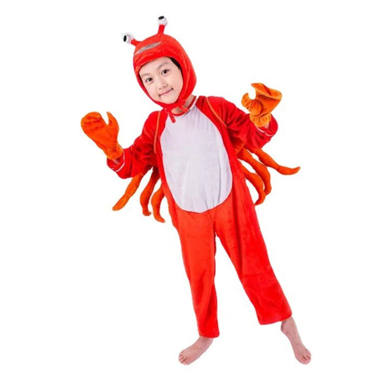 Pajamas children performance crab Cosplay Clothing animal Costumes Jumpsuit 231120