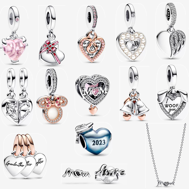 women Mother's Day Gift Mom Pendant designer Necklaces earring 925 Silver charms DIY fit Original Pandora Bracelet Jewelry
women Mother's Day Gift Mom Pendant designer Necklaces earring 925 Silver charms DIY fit Original Pandora Bracelet Jewelry